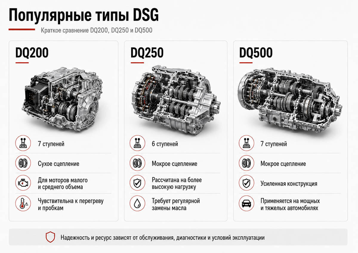 Популярные DSG